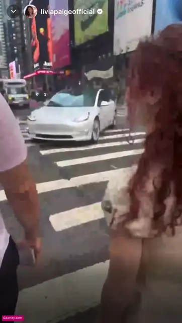 Livia._.Paige Walking Her Curves In White Dress Nude OnlyFans Video