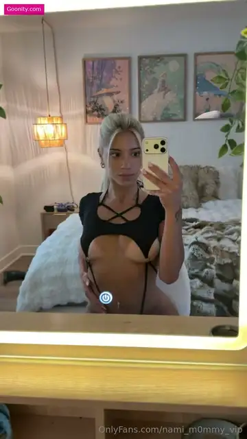 Jackie Laurito Posing Her Tits In Black Lingerie Nude Patreon Video