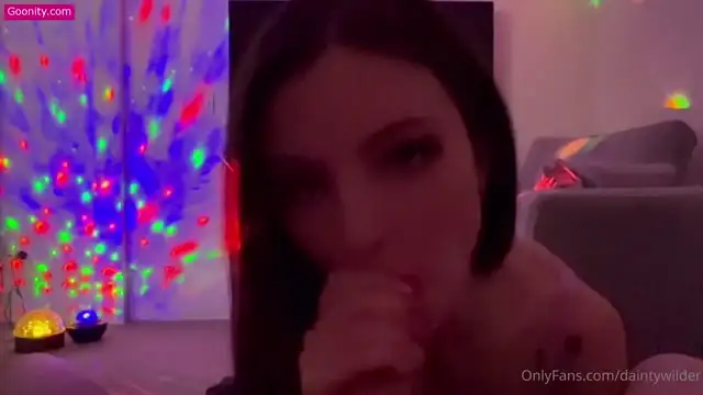 Dainty Wilder Sucking Her Fingers In The Bedroom Nude OnlyFans Video